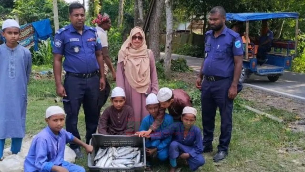 যমুনার ৬ কেজি ইলিশ সহ ৩৭ হাজার কারেন্ট জাল জব্দ