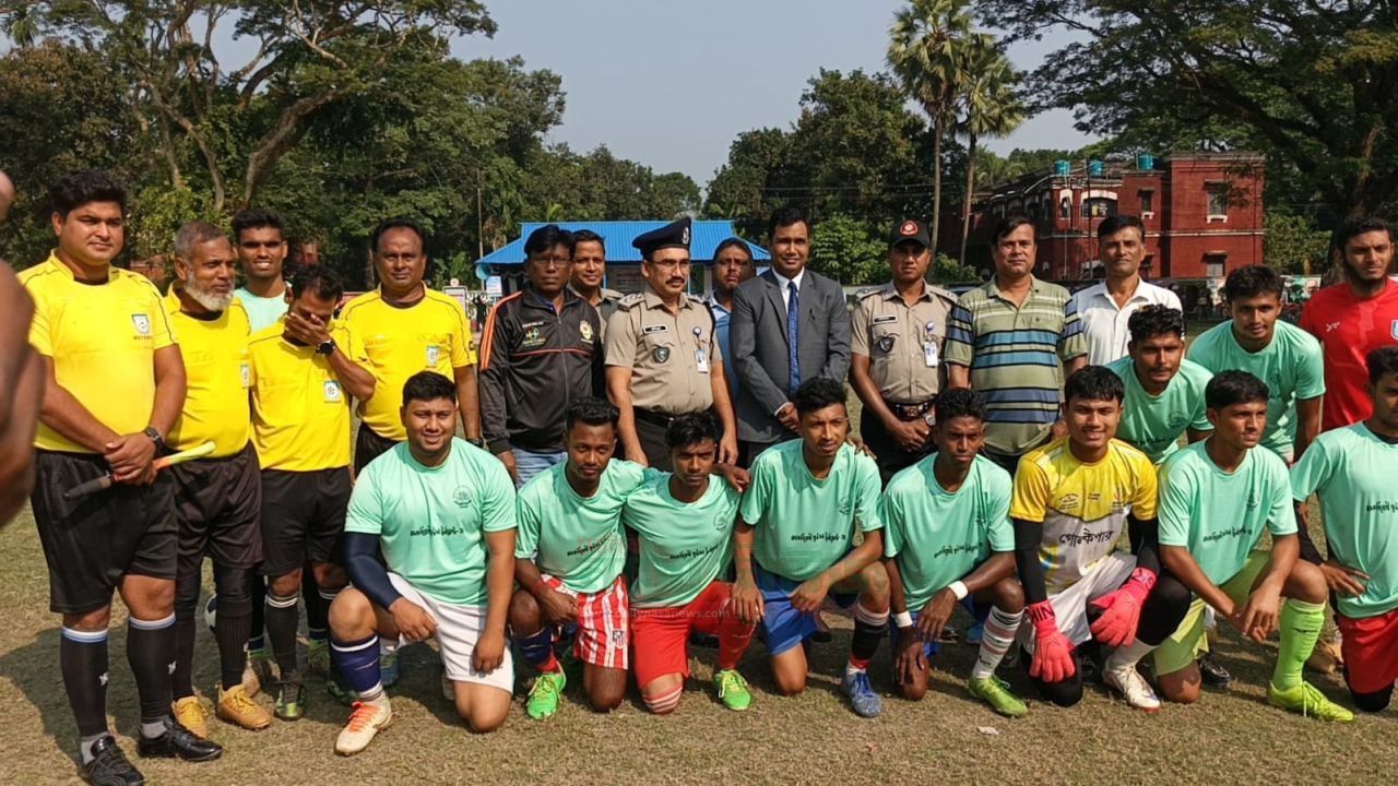 লালমনিরহাটে 'মাদক বিরোধী ফুটবল টুর্নামেন্ট-২০২৫ ইং' অনুষ্ঠিত