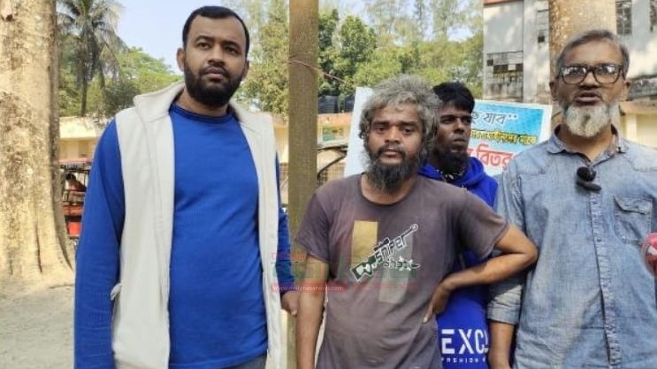 দীর্ঘ এক দশক পরে আপন ঠিকানায় ফিরলেন মানসিক ভারসাম্যহীন হোসেন