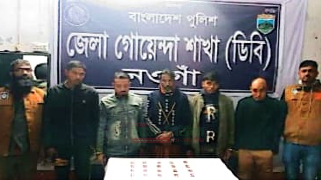 বদলগাছীতে মাদক বিরোধী অভিযানে নেশাজাত পন্যসহ গ্রেফতার ৫