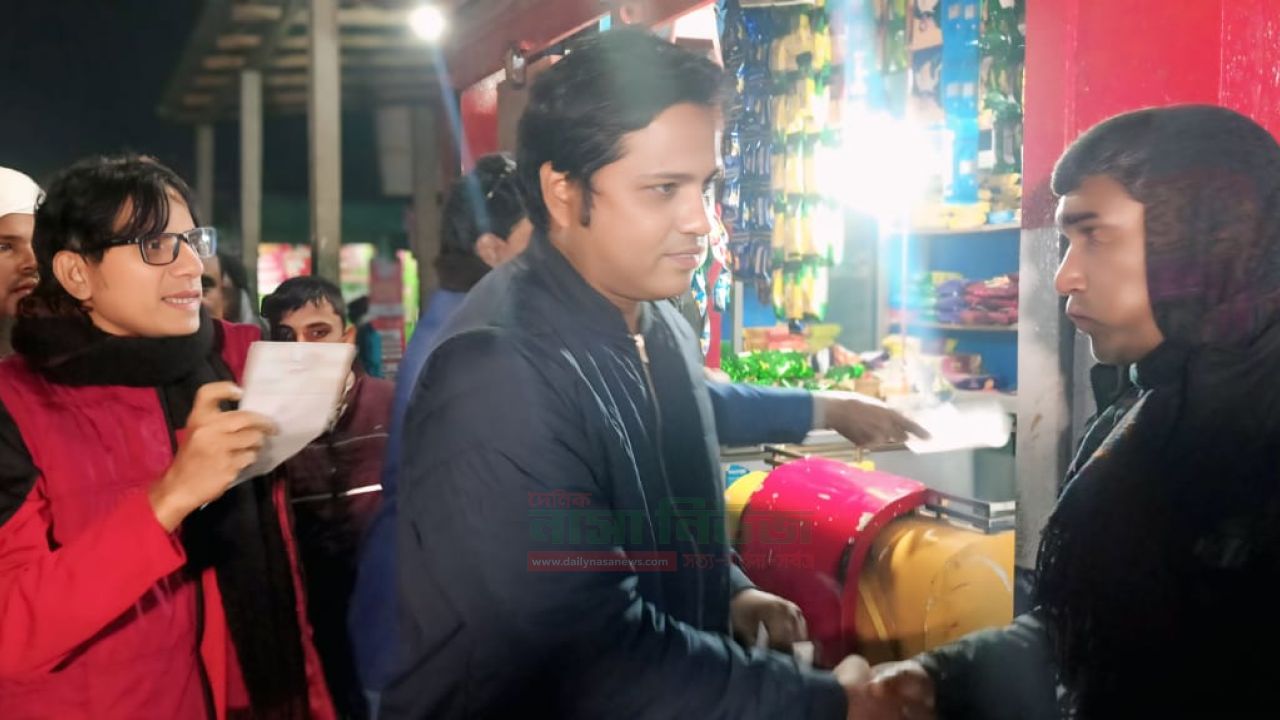 ‘হ্যাঁ’ ভোটের পক্ষে গণসংযোগ, রংপুর-১ আসনে এনসিপি প্রার্থী আল মামুনের 