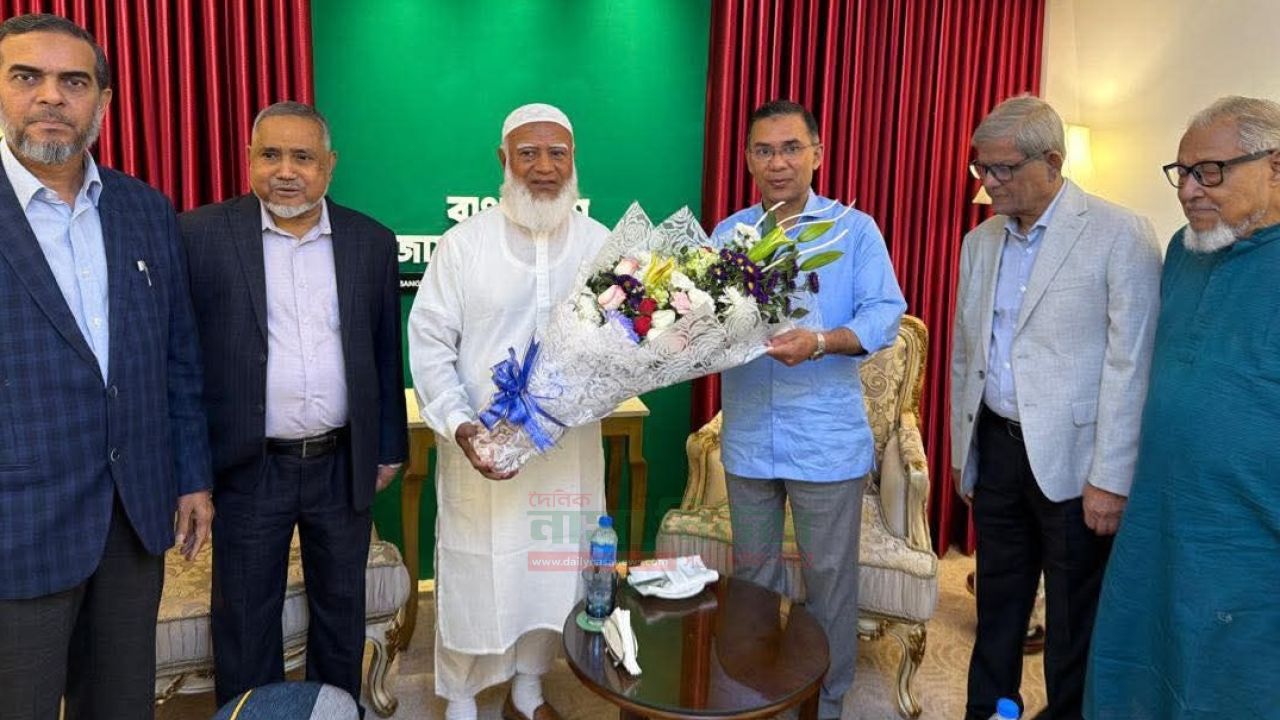 জামায়াতের আমীরের বাসায় বিএনপি চেয়ারম্যান জনাব তারেক রহমান