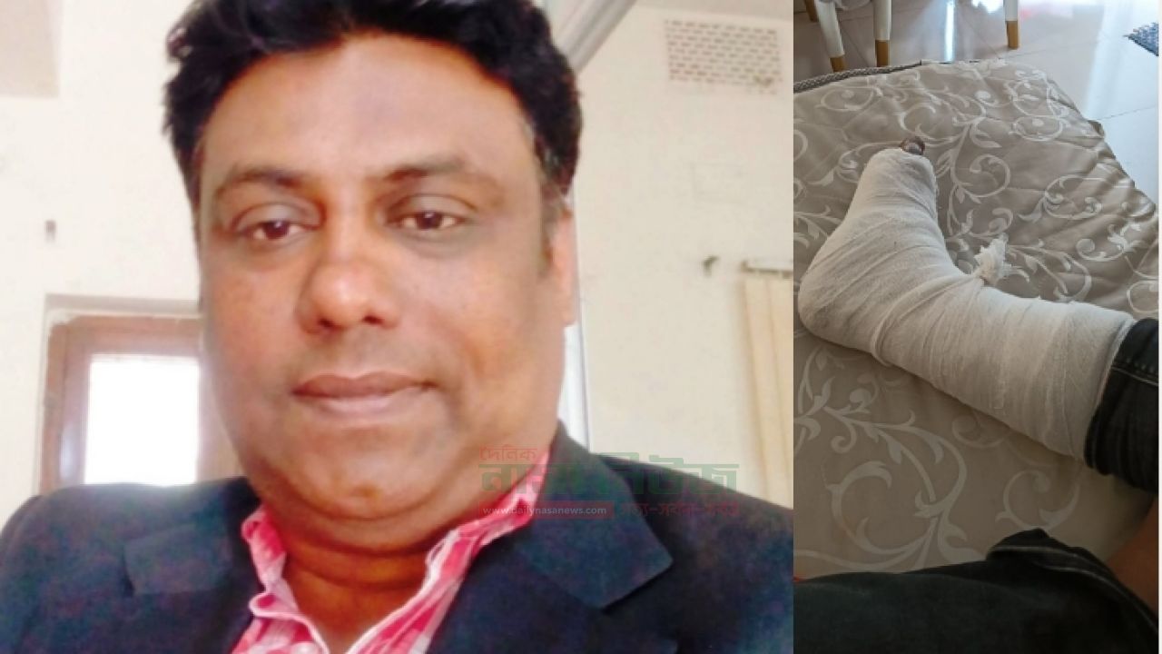 গোপালগঞ্জে মটরসাইকেল দূর্ঘটনায় সাংবাদিক দম্পতি আহত 