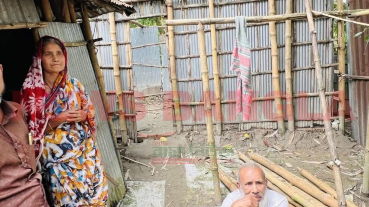 প্রাপ্য থেকেও বঞ্চিত-ভুল বয়সের কারণে খোলা আকাশেই কাটছে বৃদ্ধের দিন
