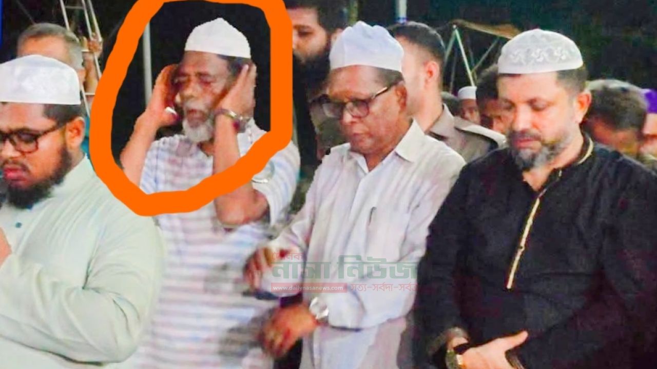 হাতকড়া পরে পিতার জানাজায় কোটালিপাড়ার সাবেক মেয়র 